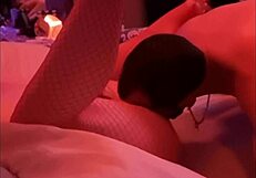 Good Girl Sucks Then Fucks Big Cock In Fishnets Moaning Wet Pussy