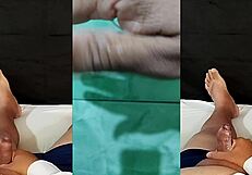 ex-girlfriend thoughts make me jerk cum-soaked hand wife must not know