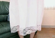 Skinny japanese teen nao kojima 18 plus bent over for first uncensored creampie rough fuck