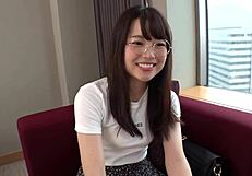 Bent Over Japanese Babe Rides Hard For Thick Cumshot Chain