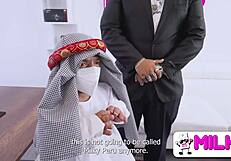 arab dwarf khalifa rams big ass secretaries after dick sucking jobs