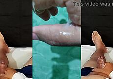 ex-girlfriend thoughts make me jerk cum-soaked hand wife must not know