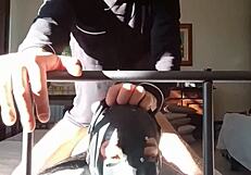 Bound MILF Slave Takes Brutal Frontal Pounding in BDSM Doggystyle Bondage Orgasms