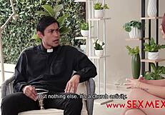 Redhead Latina Sinner Tempts Priest Into Hardcore Hospital Pounding - Jessica Sodi