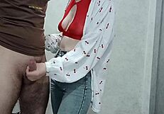 sexy stepmom sneaks into bedroom grabs stepsons cock starts jerking him off slow