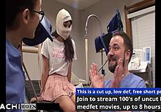 Nurse forces hitachi wand on patient 135 for squirting orgasms in hospital humiliation
