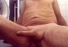 chris's homemade shower cam with shaved fun