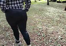 Two Sexy Big Ass Babes Flash Tits And Pussy In Public Park!