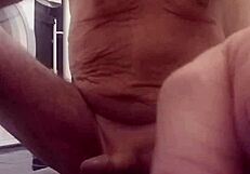 chris's homemade shower cam with shaved fun