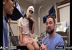 Nurse forces hitachi wand on patient 135 for squirting orgasms in hospital humiliation