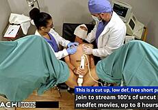 Nurse forces hitachi wand on patient 135 for squirting orgasms in hospital humiliation