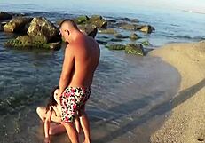 linda del sol victor bloom beach public blowjob