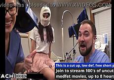 Nurse forces hitachi wand on patient 135 for squirting orgasms in hospital humiliation