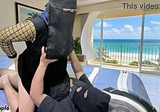 Hey stepmom, alone at the beach house... you really need that stepson cock pounding your wet pussy now?