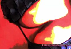 Poizon ivy slurps don whoe's super wet backyard blowjob