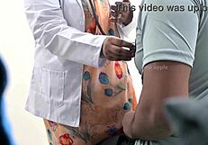 Doctor's Secret Exam Reveals Patient's Thick Indian Cock Throbbing Hard