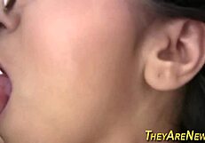 hot latina teen sucks cock in jeans till cumshot