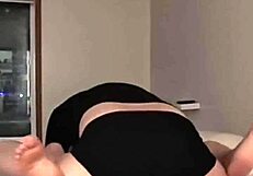 hotwife rides huge cock raw then takes missionary cumshot pounding!