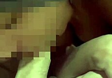 Amateur Brazilian Wife Gapes on Hubby's Big Cock in Lingerie