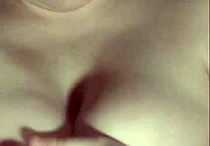 me sucking huge natural tits on dildos then tittyfucking in this chubby homemade compilation