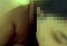 Amateur Brazilian Wife Gapes on Hubby's Big Cock in Lingerie