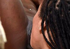 photographer seduces petite black teen model into lesbian play