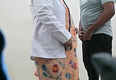 Doctor's Secret Exam Reveals Patient's Thick Indian Cock Throbbing Hard