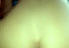 curvy brazilian wife bends over bed for rough doggystyle pounding and cum on fat ass