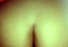 curvy brazilian wife bends over bed for rough doggystyle pounding and cum on fat ass