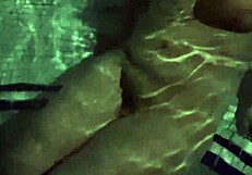 big tits babe moans in hot tub while sucking monster cock then pussy licked to orgasm 💦😍