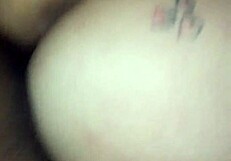 Big cock interracial doggystyle bends blacchammer's big ass over