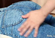 hey you can rub and cum on my tight jeans but no dry humping penetration petite stepsis