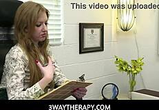 lucky me in threesome with athena anderson and doctor sonia