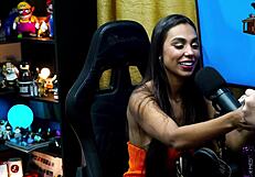 didy reis flashes beautiful tits on podcast ruan drools all over them