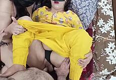 i fuck beautiful pakistani wife and cute saali together first time anal!
