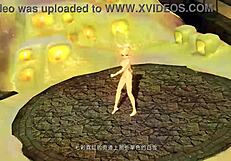 Snow Goddess Kagamine Rin's Big Ass Tits Bare in Nude Mod Project