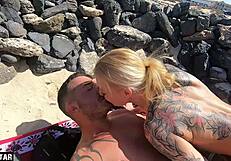 i love how my skinny blonde got fucked hard on fuerteventura beach