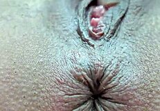 lettywild spreads juicy shaved pussy lips and anus up close wow