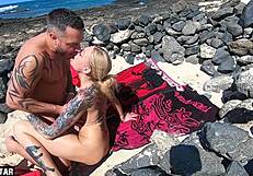 i love how my skinny blonde got fucked hard on fuerteventura beach