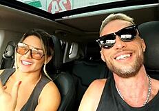roadside interview flips to anal creampie pounding luna oliveira's ass