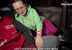 Stepmom's car ride heats up winter with stepson
