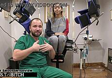 doctor blasts kalani luana's stomach with cum after deepthroat doggystyle in hospital