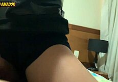 FUMANDO BASEADO COM TRAVESTI ANTES DE FODER RABO DELA