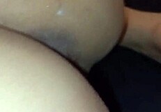 Young Colombian bride's tight ass fails anal with big dildo toy