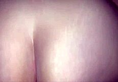 I massage aunt's fat ass she rewards with deep blowjob then bounces her huge homemade ass on me