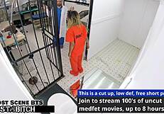 doctor blasts kalani luana's stomach with cum after deepthroat doggystyle in hospital