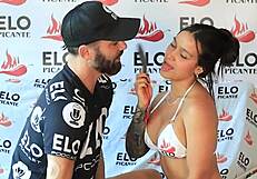 Colombian Cute Big Ass Natural Tits Fuck Doll Lorena Pre-Spicy Interview
