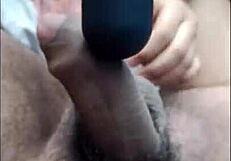 horny desi housewife moans from footjob and bed vibrator