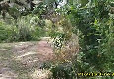 ms paris yells i caught you voyeurs watching my park doggystyle cumshot