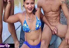 damn tigresa, two huge cocks stretch your ass with mia